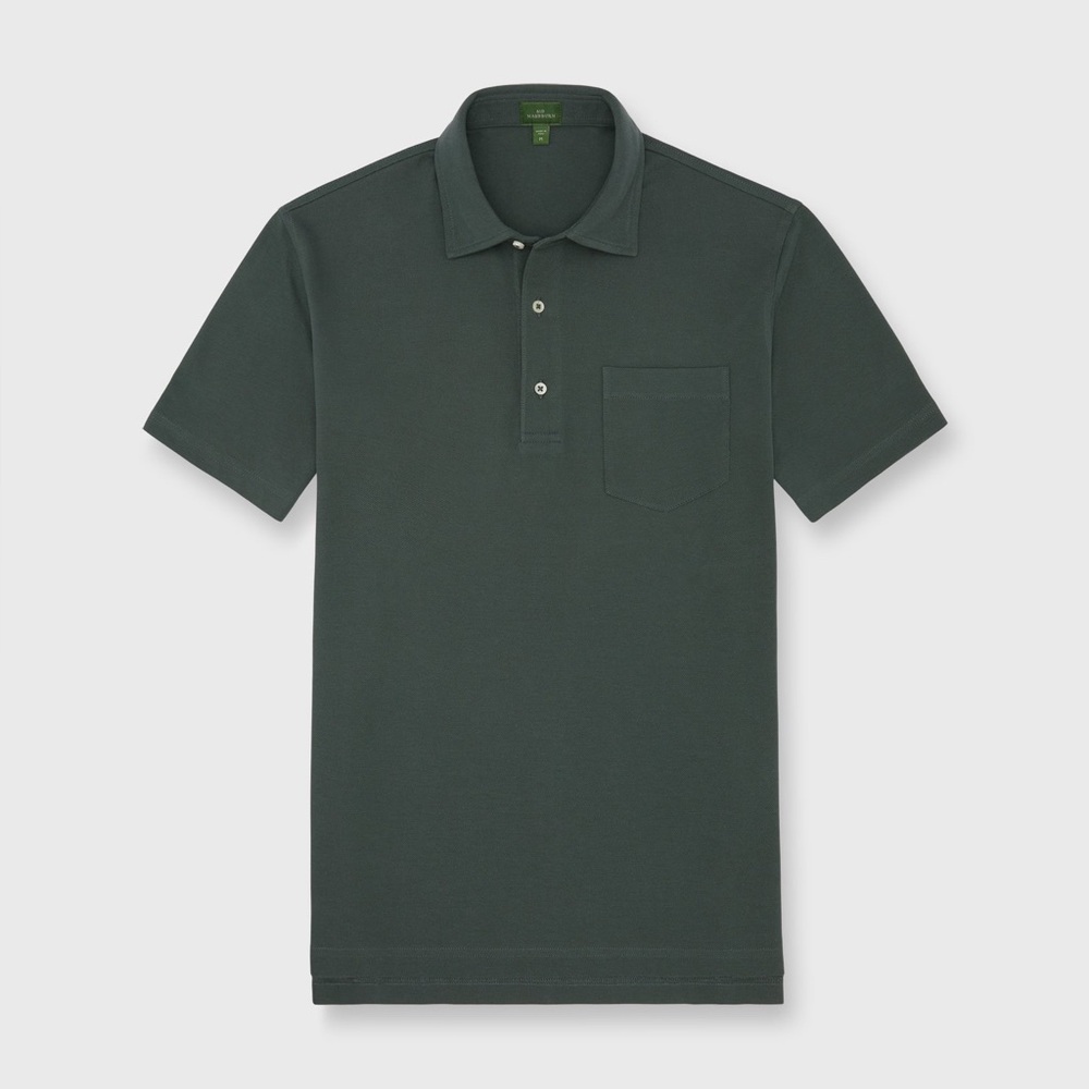 Sid Mashburn Forest Green Polo Shirt